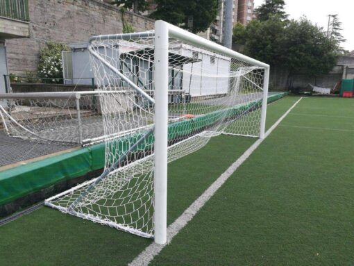 Poarta fotbal 5x2m, aluminiu 100x120mm, transportabila